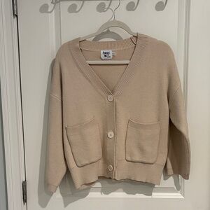 Princess Polly Cream Cardigan Sweater